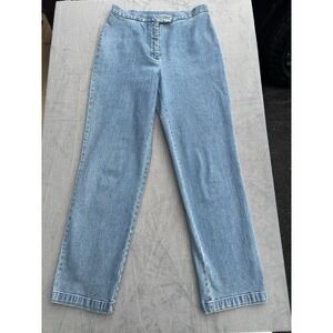Y2K VTG Lauren Jeans Co Ralph Lauren Women 10 Light Wash Stretch Straight Leg